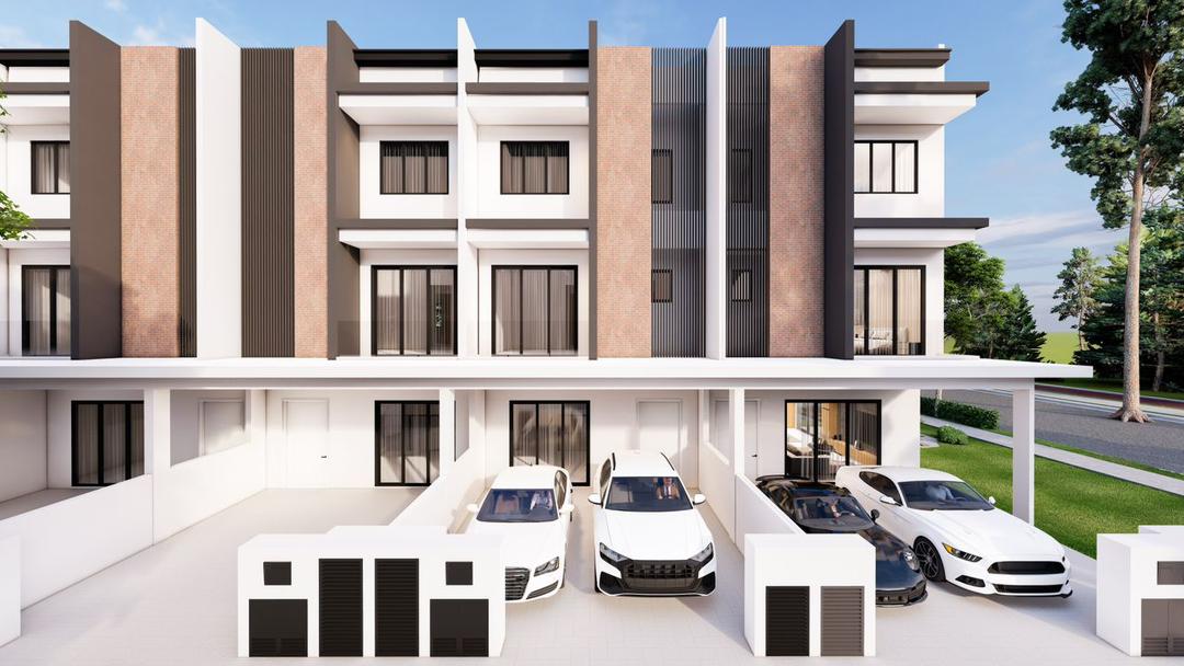 Evergreen Index property development portfolio - Modern terrace houses and townships in Klang, Malaysia